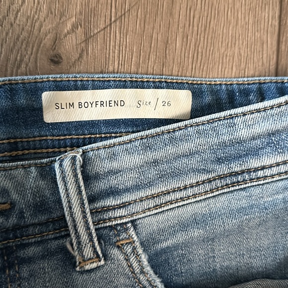 Pulcro and the letter press slim boyfriend with side panel distressed jeans - Picture 3 of 5